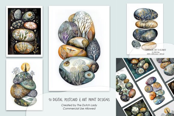 Download Pebble Art Postcards &amp; Art Prints - Card Collection