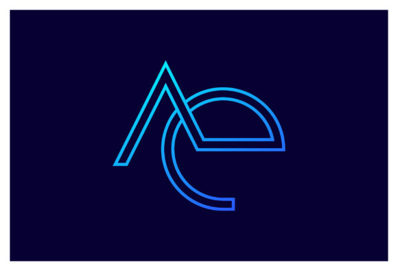 Download AE Initial Letters Modern Identity Logo - Modern Collection