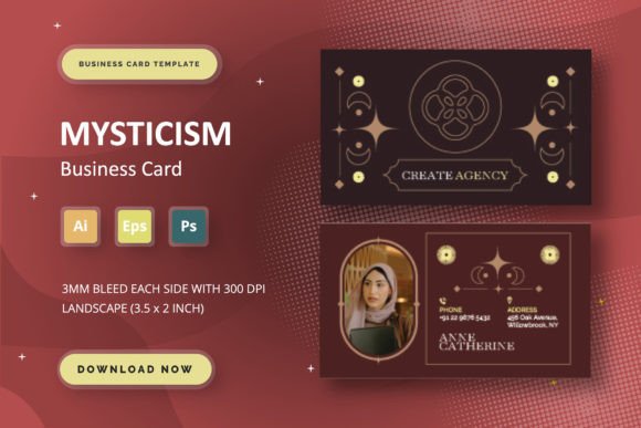 Download Mysticism - Business Card - Card Collection