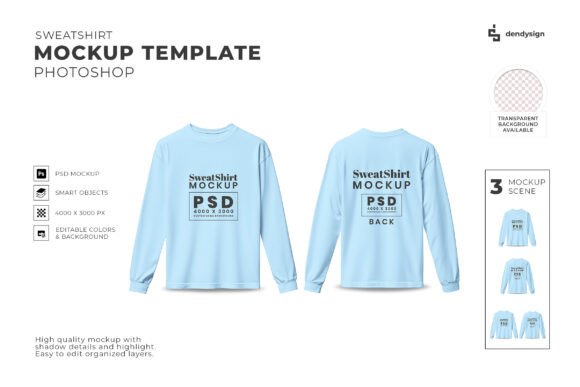 Download Sweatshirt Mockup Template Photoshop - Shop Collection