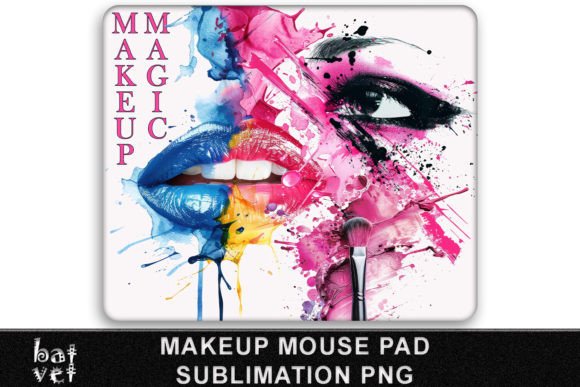 Download Makeup Girl Mouse Pad Sublimation PNG - Makeup Collection